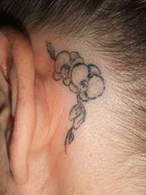 Tattoos Behind Ear