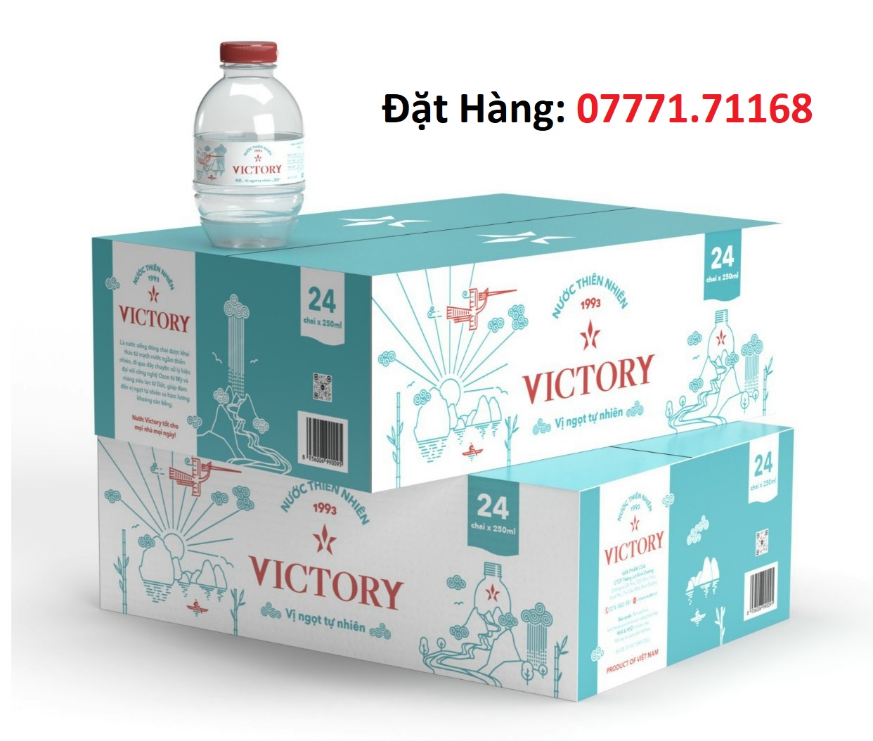 Nước suối chai nhỏ Victory 250ml