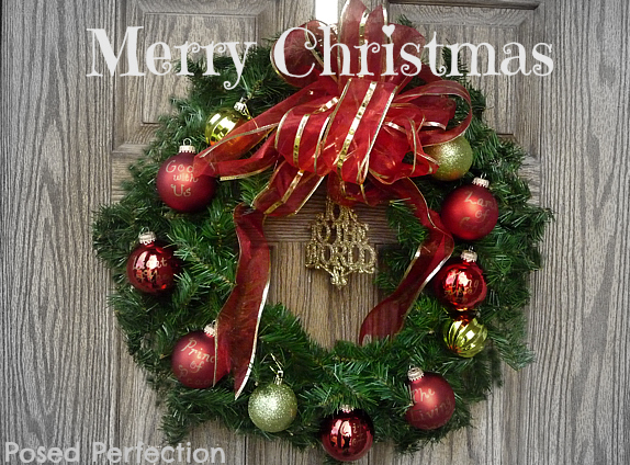 Posed Perfection Names  of Jesus Christmas  Wreath