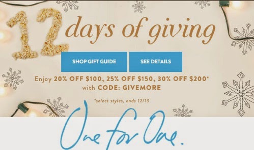 TOMS Canada 12 Days of Giving