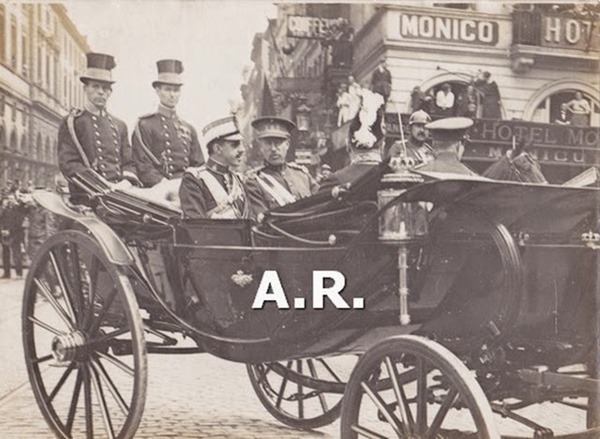 Fotografía antigua Alfonso XIII viaje a Bruselas[4]