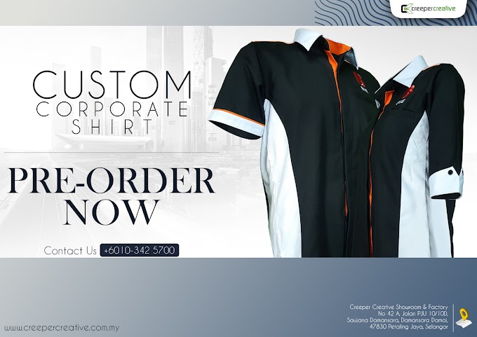 Keistimewaan Baju Korporat Custom dari Creeper Creative