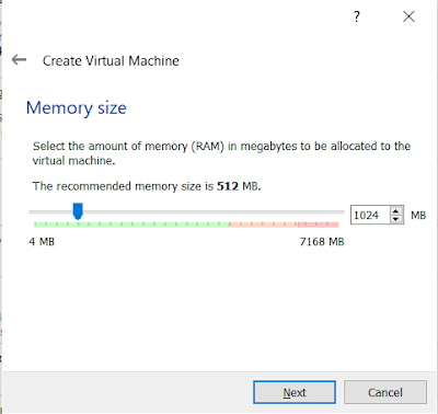 Atur ukuran memori VM