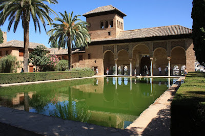 Partal Palace in La Alhambra de Granada