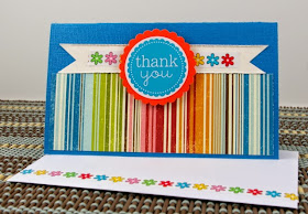 SRM Stickers Blog - Thank You Card Sets by Michelle  - #thankyou #stickers  #punchedpieces #borders #take2 #cards #cardset