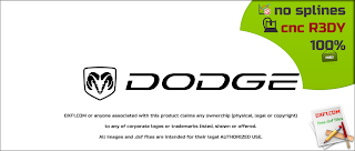 DODGE logo vector dxf free download