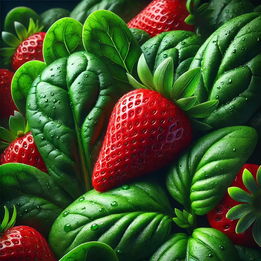 Spinach-and-Strawberries