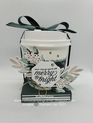 stampin up, christmas season, tidings and trimmings