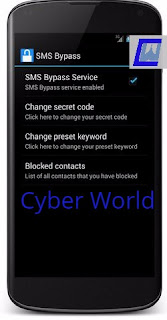SMS bypass unlock