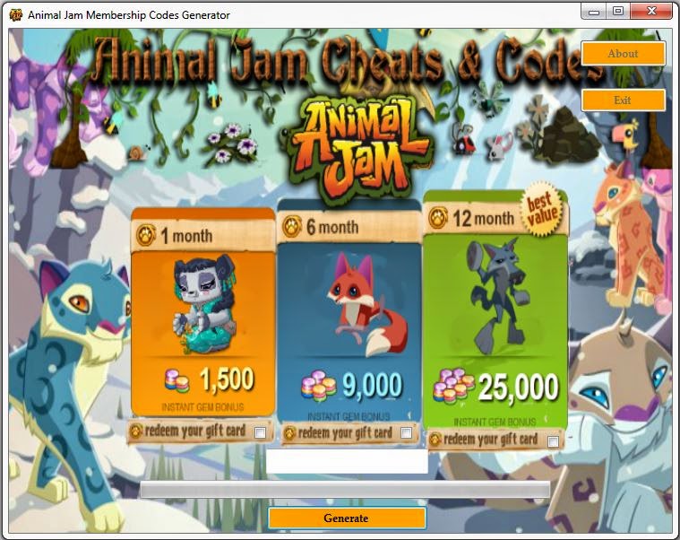 Animal Jam codes