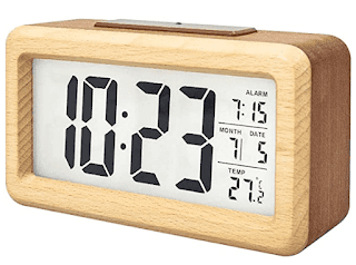 $9.21 - Everwood Battery-Operated Digital Alarm Clock