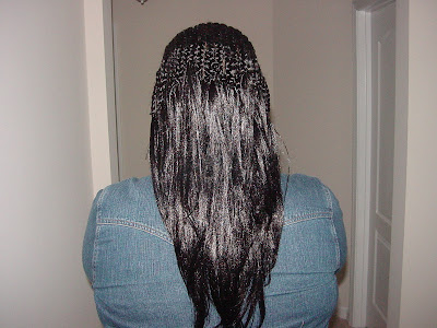 Feed in cornrows braids