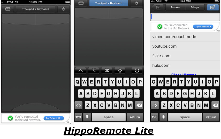 hipporemote lite for iOS