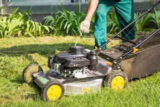 lawn mower hard to start 