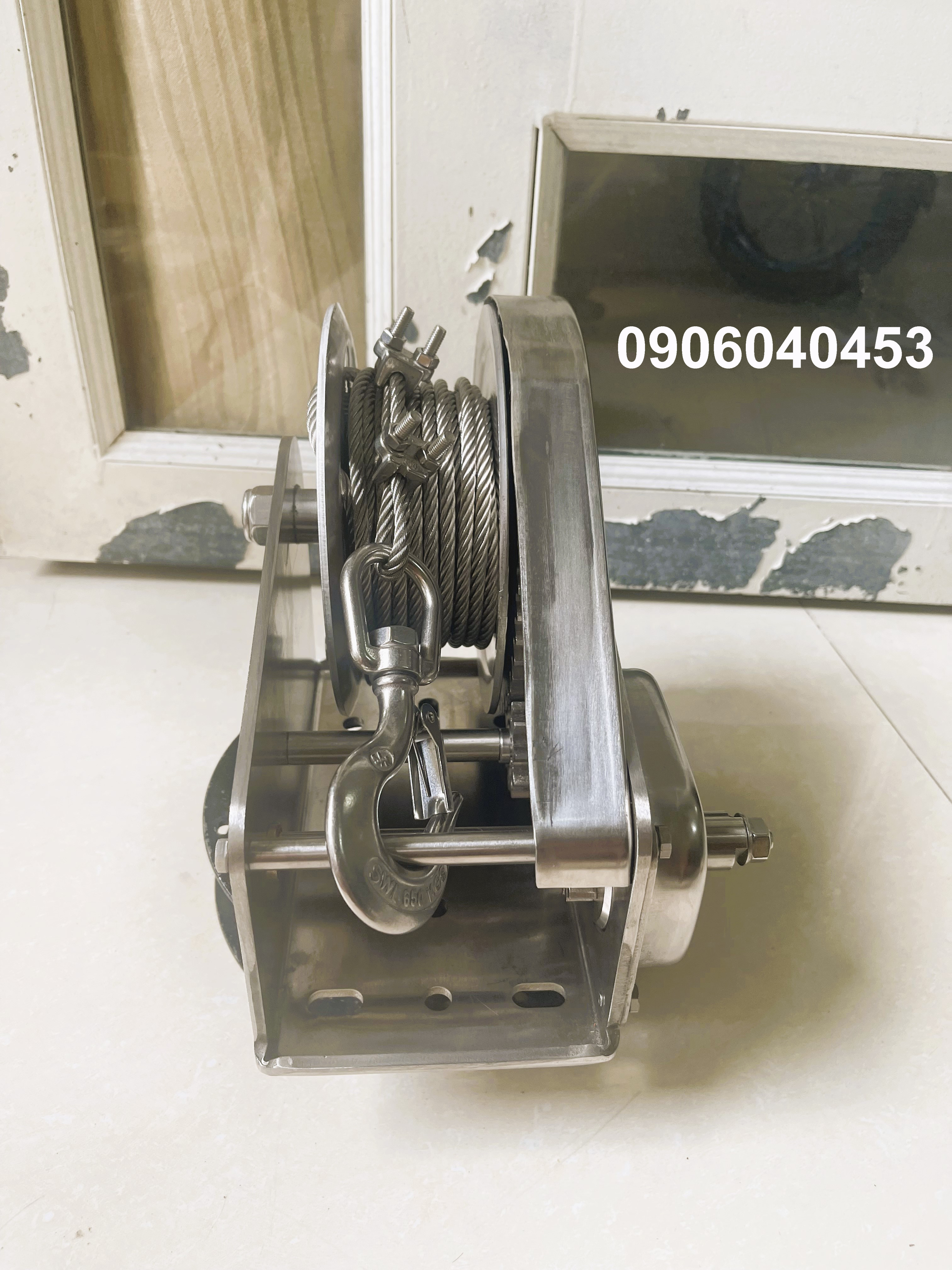 Tời quay tay Riken 2600lbs HM-2600W-SS / HM-2600-SS Riken Hand Winch