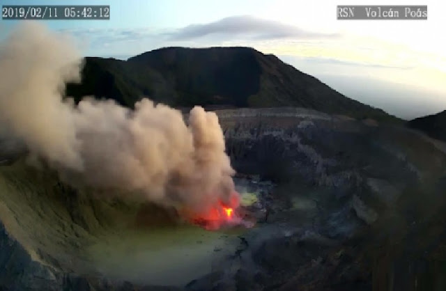 volcan poas costa rica erupcion