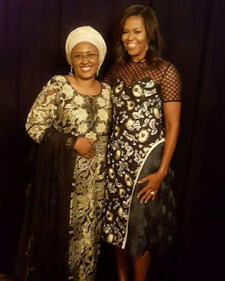 Mrs Aisha Buhari And Mrs Michelle Obama