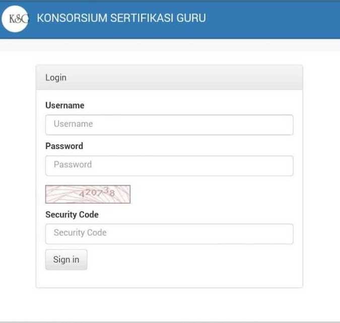  Cara login akun ksg.kemdikbud.go.id sertifikasi guru (sergur) 2017.