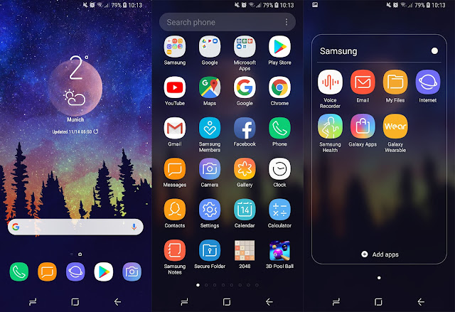 Samsung ONE UI Pie Launcher