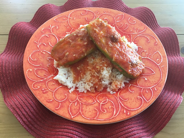 Receta de Calabacitas rellenas de queso