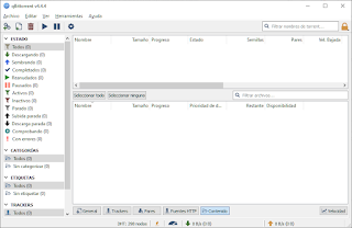 qBittorrent v4 Gratuito Y Confiable Cliente Bittorrent P2P Captura