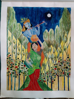 Radhekrishna painting image