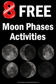 free phases of the moon activities 4th 5th grade