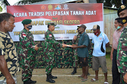 Masyarakat Adat Skofro Serahkan Tanah 21 Ha ke Korem 172/PWY  