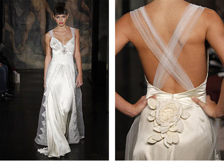 Backless Wedding dresses vera wang