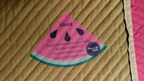 Sliced mini quilt for Moda by Slice of Pi Quilts