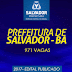 Salvador - BA: Concurso da Prefeitura com 971 Vagas