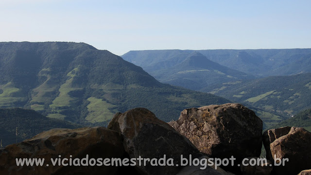 Vista panorâmica do Vale do Arroio do Pinto, Itati, RS