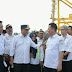 Pj Gubernur Dampingi Menhub Tinjau Pelabuhan PT PIM Untuk Operasional Produksi Pupuk NPK