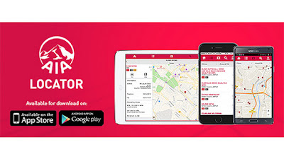 Perisian AIA Locator untuk Telefon Android atau iOS