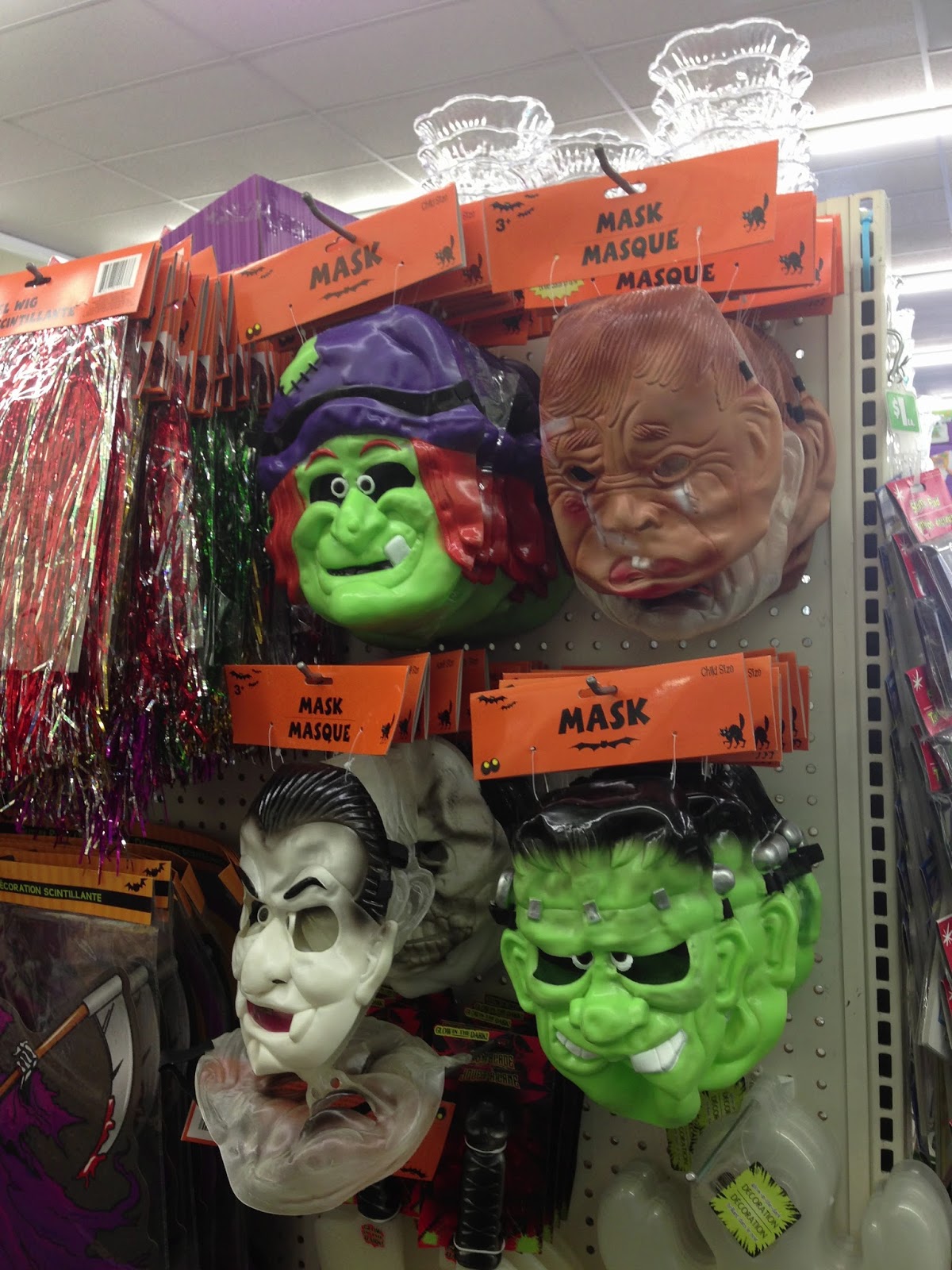 Fright Bites: Photo Report: Halloween 2013 Finds at Michaels and Dollar