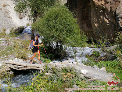 Trekking in the Fann Mountains