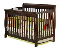 Dream On Me Ashton 5 in 1 Convertible Crib, Espresso