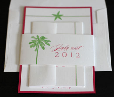 New Beach Wedding Invitation Suite