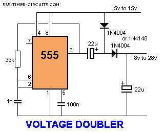 VOLTAGE DOUBLER Circuit Kumpulan skema elektronika untuk 