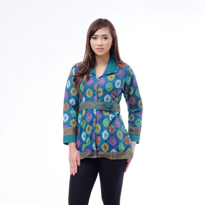  Model  Baju  Batik Wanita Lengan  Panjang Untuk Kerja  Batik 