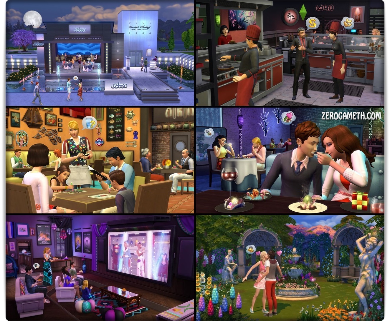 THE SIMS 4 DINE OUT - RELOADED - โหลดเกมส์ PC เกมส์ออฟไลน์ ...