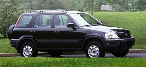 Black Honda CRV