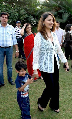 madhuri dixit son