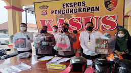 Polres Serang Kota Berhasil Amankan 5 Orang Tersangka Pelaku Pencurian dengan Modus Pecah Kaca Mobil