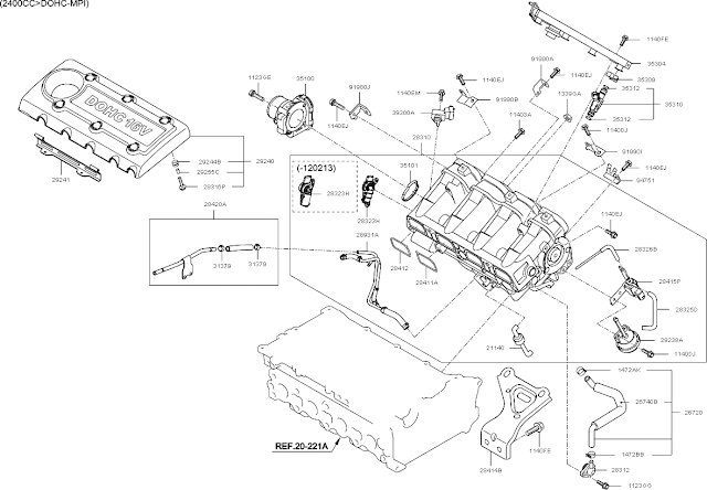  2012 Kia Sorento Parts Diagram