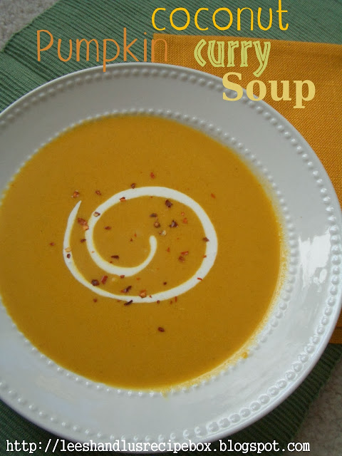 Pumpkin Coconut Curry Soup | Leesh and Lu's Recipe Box