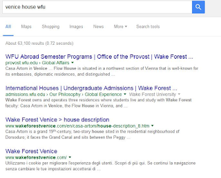 Figure 5: Venice House WFU (screenshot from Google)