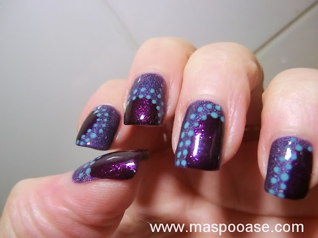 Purple-nailart