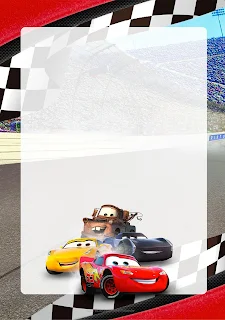 Cars 3: Free Printable Invitations.