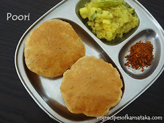 Poori recipe in Kannada